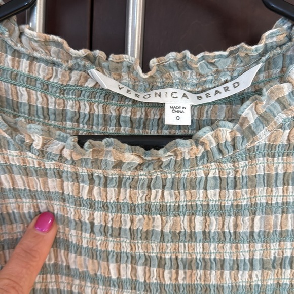 Veronica Beard short sleeve ruffle dress - Picture 6 of 9